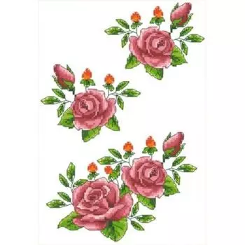 Схема на водорастворимом флизелине