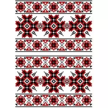 Схема на водорастворимом флизелине