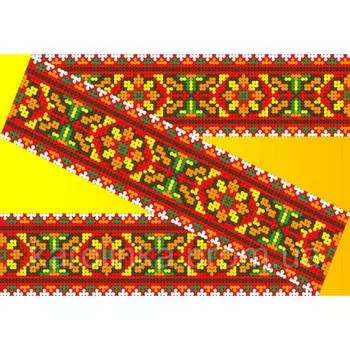 Схема на водорастворимом флизелине