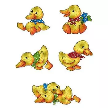 Схема на водорастворимом флизелине