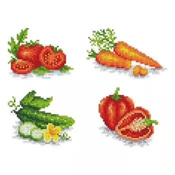 Схема на водорастворимом флизелине