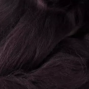 Шерсть для валяния 100% полутонкая шерсть 50 гр (233 кофе)