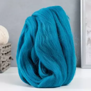 Шерсть для валяния 100% полутонкая шерсть 50 гр (139 морс. волна) МИКС