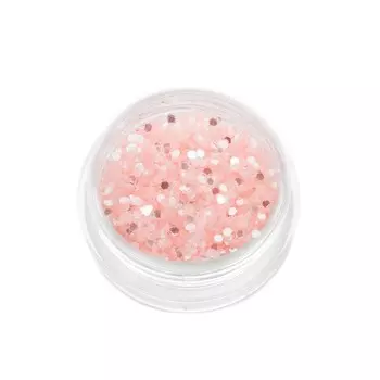 Шестигранники POLE, бело-персиковый mix