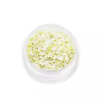 Шестигранники POLE, бело-зелёный mix