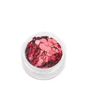 Шестигранники POLE «Кошачий глаз», №1 красные