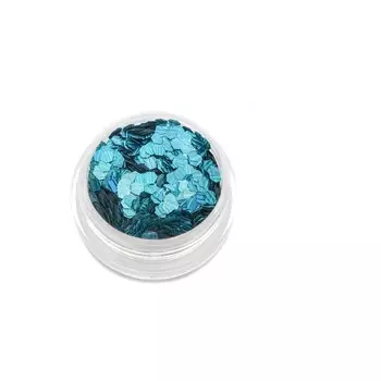 Шестигранники POLE «Кошачий глаз», №2 бирюзовые