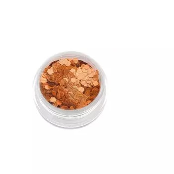 Шестигранники POLE «Кошачий глаз», №2 оранжевые