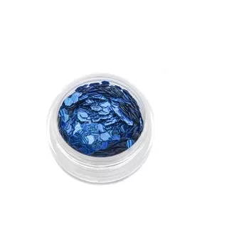 Шестигранники POLE «Кошачий глаз», №2 синие