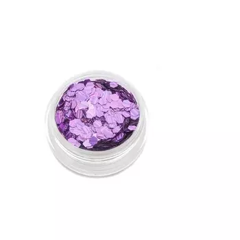 Шестигранники POLE «Кошачий глаз», №2 сиреневые