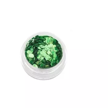 Шестигранники POLE «Кошачий глаз», №2 зелёные