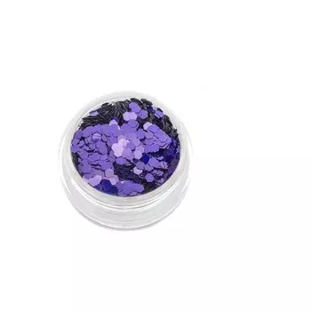 Шестигранники POLE «Кошачий глаз», №3 фиолетовые