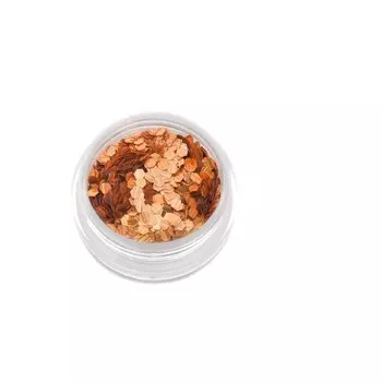 Шестигранники POLE «Кошачий глаз», №3 оранжевые