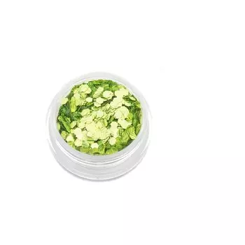 Шестигранники POLE «Кошачий глаз», №3 салатовые