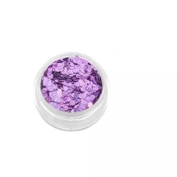 Шестигранники POLE «Кошачий глаз», №3 сиреневые