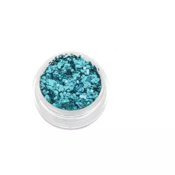 Шестигранники POLE «Кошачий глаз», №4 бирюзовые