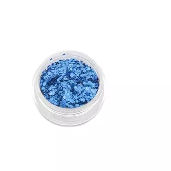 Шестигранники POLE «Кошачий глаз», №4 синие