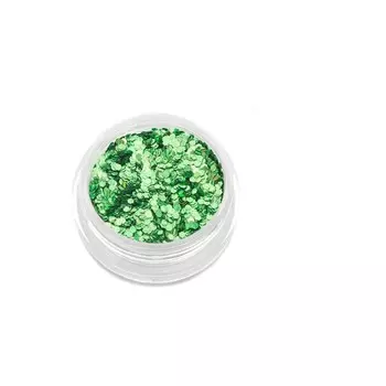 Шестигранники POLE «Кошачий глаз», №4 зелёные