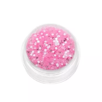 Шестигранники POLE, серебряно-розовый mix