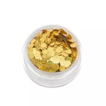 Шестигранники TNL «Кошачий глаз», №1 золотистый