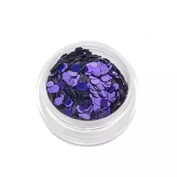 Шестигранники TNL «Кошачий глаз», №2 фиолетовый