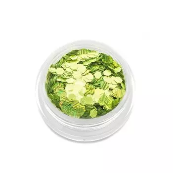 Шестигранники TNL «Кошачий глаз», №2 салатовый