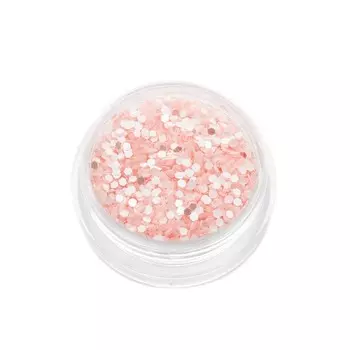 Шестигранники TNL Mix, серебристо-персиковый