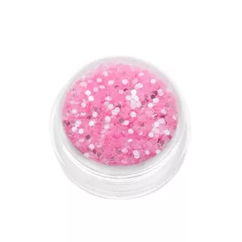 Шестигранники TNL Mix, серебристо-розовый