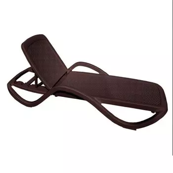 Шезлонг "CAPRI" Wenge, плетеный, шоколад