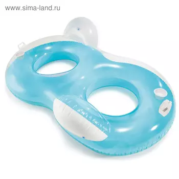 Шезлонг для плавания с подушкой, для двоих, 198 х 117 см, 56800EU INTEX