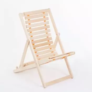 Шезлонг гибкий складной, 6014075см, из липы