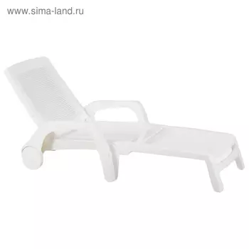 Шезлонг Miami Nebraska, цвет белый
