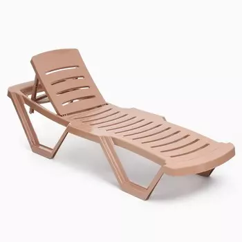 Шезлонг «Модерн» 1876343 см, коричневый
