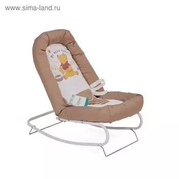 Шезлонг Polini kids Disney baby «Медвежонок Винни», цвет макиато