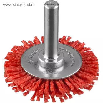 Щетка дисковая "ЗУБР" 35161-038_z02, нейлоновая, абразивное покрытие, 38 мм