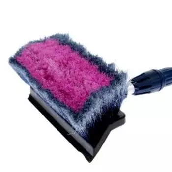 Щетка для мытья CityUp CU-613, телескопическая, 100-172 см, водосгон, с краном, усиленная