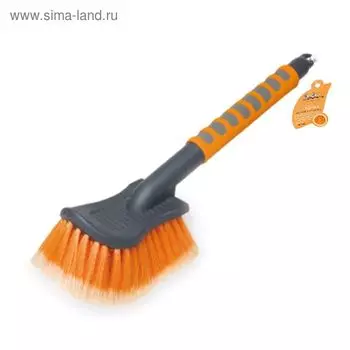 Щетка для мытья, с мягкой распушенной щетиной, большая, 40 см