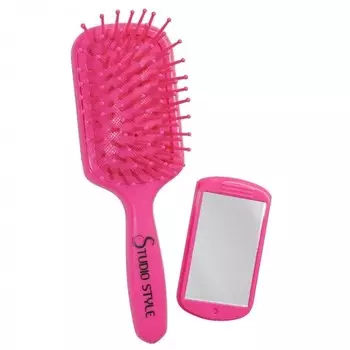 Щетка KIDS 45908-4450, массажная, квадратная, с зерколом