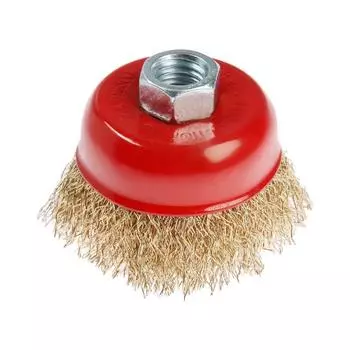 Щетка металлическая для УШМ ЛОМ, «чашка», М14, 65 мм