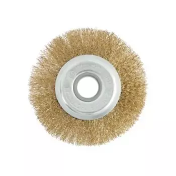 Щетка металлическая для УШМ ON 20-07-125, плоская, 22 мм, 125 мм