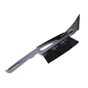 Щетка-скребок для авто Saturn, 40 см, серая