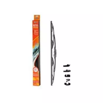 Щетка стеклоочистителя 510 мм 20" каркасная, 4 адаптера Airline AWB-K-510