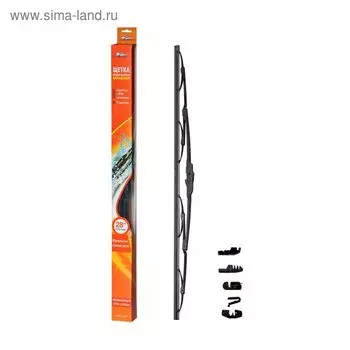 Щетка стеклоочистителя 700 мм 28" каркасная, 4 адаптера Airline AWB-K-700