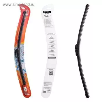 Щетка стеклоочистителя AIRLINE 26"/ 650 мм бескаркасная, крючок