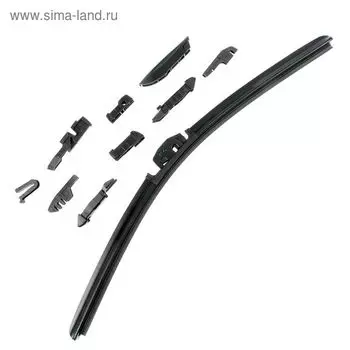 Щетка стеклоочистителя AIRLINE AWB-BK-550, 22"/ 550 мм, бескаркасная, мультикрепление