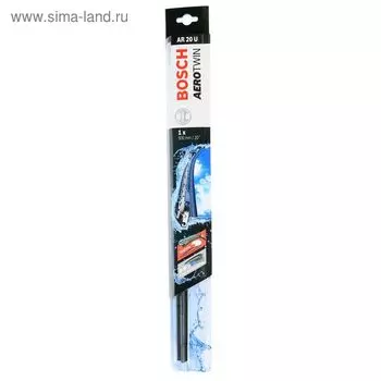 Щетка стеклоочистителя Bosch Aerotwin, 20"/500 мм, бескаркасная, под крючок