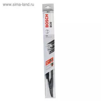 Щетка стеклоочистителя Bosch Eco, 13.5"/340 мм, каркасная, под крючок