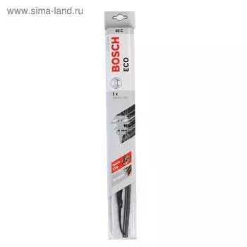 Щетка стеклоочистителя Bosch Eco, 16"/400 мм, каркасная, под крючок