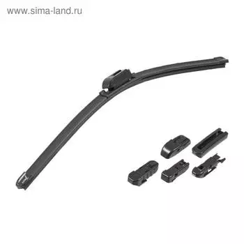 Щетка стеклоочистителя LYNXauto XF530, 21"/530 мм, бескаркасная, мультикрепление