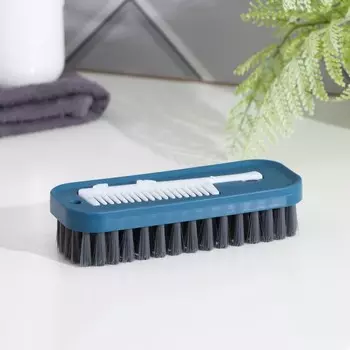 Щётка универсальная Доляна, с дополнительной щёткой для очистки ворса, 145.53.5 см, щетина 2 см